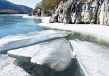 Катунь зима